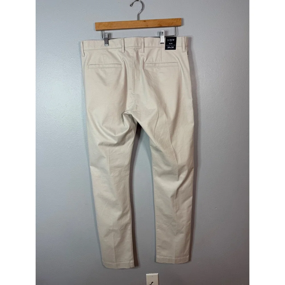 J.Crew Slim-fit TruTemp365®‎ chino pant 34 X 34 Stone NWT